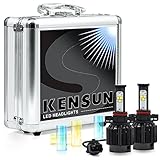 Kensun New Technology All-in-One LED Headlight Conversion Kit (from HID or Halogen) with Cree Bulbs - 5202 - 30W 3000LM x2 - 2 Year Full Warranty