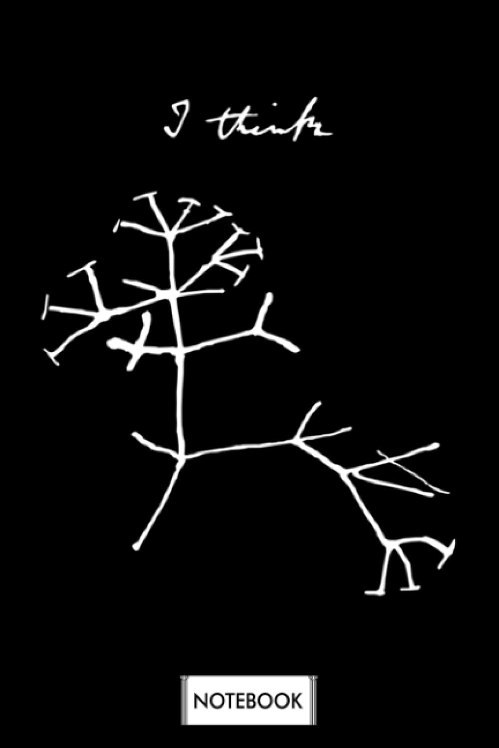 Darwins Tree Of Life Notebook: Lined College Ruled Paper, Diary, Planner, Matte Finish Cover, 6x9 120 Pages, Journal