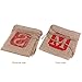 Tinksky Merry Christmas Burlap Banners Garlands for Holiday Party Decoration