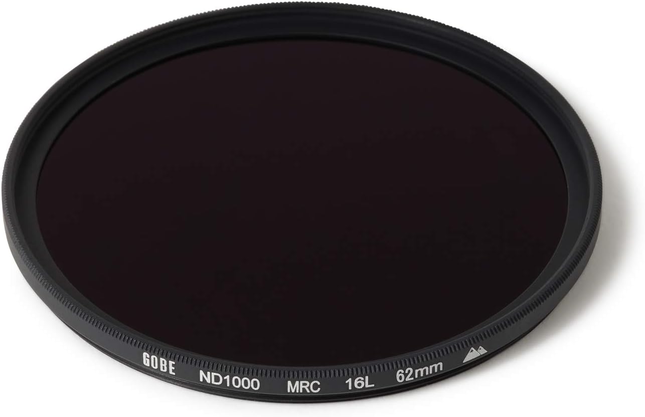 Gobe 62mm ND1000 (10 Stop) ND Lens Filter, black - Image 4
