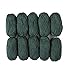 Knit Picks Wool of The Andes Yarn Pack - 10 Skeins of Green 100% Wool Worsted Weight Yarn (Noble Heather)