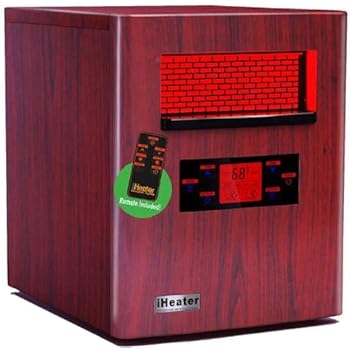 Amazon.com: NEW iHeater IH-1500 Wood Finish Quartz Infrared Portable