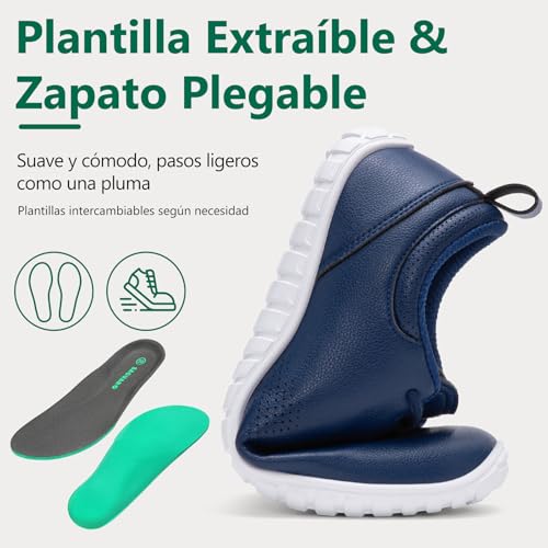 SAGUARO Barefoot Men's Shoes, Lightweight Minimalist Shoes with Wide Toe & Zero Drop for Outdoor Casual Walking, Size 39-48