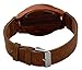 Ideashop Men's Wooden Watches Creative Gifts Fashion Bamboo Watch With Genuine Cowhide Leather Band Casual Watches