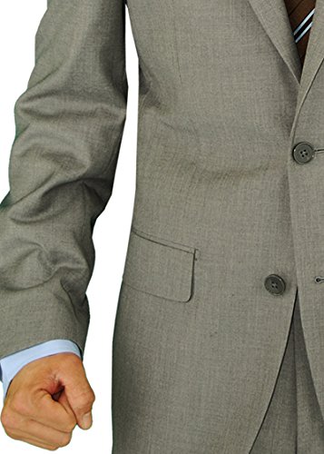 image for GN GIORGIO NAPOLI Presidential Men's 2 Button Suit Separate Coat Blaze