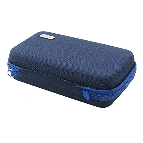 Sisma Portable External Hard Drive Case for Western Digital Seagate Toshiba 500GB 1TB 2TB 2.5" HDD Small Electronics Accessories Travel Organizer Carrying Bag, Blue SCB171101HC-S-DB - Thumbnail 7