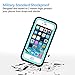 Waterproof Case for iPhone 5 5S SE, Eonfine Shockproof Protective Full-Sealed Hard Cover, Underwater IP68 Certificated with Touch ID Snow Dust Dirty Proof Case for iPhone 5 5S SE (Teal)