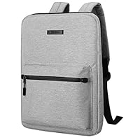Ultra-Thin Laptop Backpack,Cartinoe Canvas Lightweight Backpack,Water Resistent College School Computer Bag for Women Men for Travel,Business,Student Daypack Fits 13 14 15 inch Laptop & Notebook