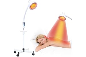 RHMIP Infrared Light,White 275W Near Red Infrared Heat Lamp for Relieve Joinpt Pain and Muscle Aches
