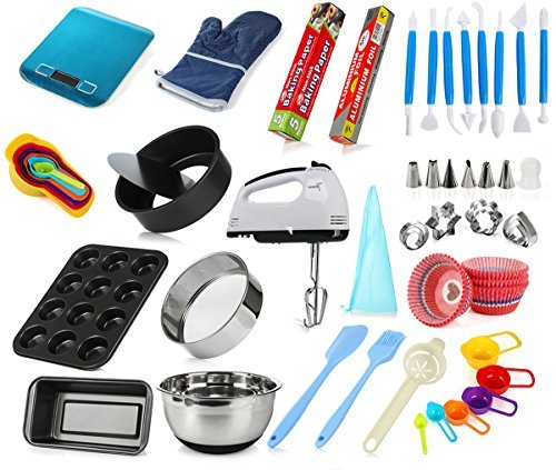 Click Here to See More Images DeElf Cake Baking Set for Adult Beginners Starting Kit - Complete Bakery Tools Set