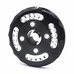 KINGSO Patio Umbrella LED Light 3 Level Dimming 24 LED Pure White Camping Tents Parasol LED Light Pole Lighting Mounted or Hung Anywhere for Garden Outdoor Battery Operated