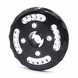 KINGSO Patio Umbrella LED Light 3 Level Dimming 24 LED Pure White Camping Tents Parasol LED Light Pole Lighting Mounted or Hung Anywhere for Garden Outdoor Battery Operated