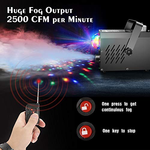 2 Fog+Machine+LED+Stage+Lights