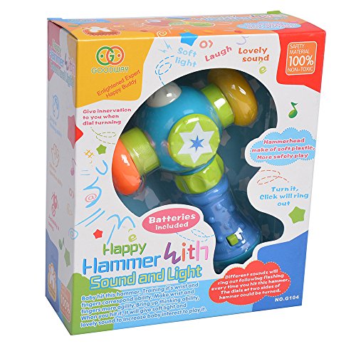 image for Goolsky GOODWAY G104 Soft Knocking Hammer with Sound and Light Baby To