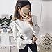 TOPUNDER 2018 Ruffle Long Sleeve T Shirt for Women Lace Crewneck Top Loose Blouse Evening