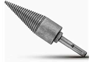 SYWAN Firewood Log Splitter Drill Bit, Wood Splitter Drill Bits,Heavy Duty Drill Screw Cone Driver for Hand Drill Stick (Round Shank)