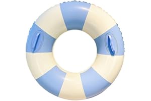 Audaisyly Children Swimming Ring, Inflatable Pool Floats Swim Tube Raft Toy with Fruits Mermaid Decorations Summer Water Fun Lounge Beach Lake Party Supplies for Kids