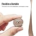 18mm Watch Band Baoking Magnetic Clasp Adjustable Milanese Loop Mesh Stainless Steel Metal Replacement Strap Bracelet for Smart Watch Huawei/Fossil Q/Withings (Rose Gold,18mm)