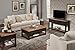 Martin Svensson Home Rustic Sofa Table, Antique Black and Honey Tobacco