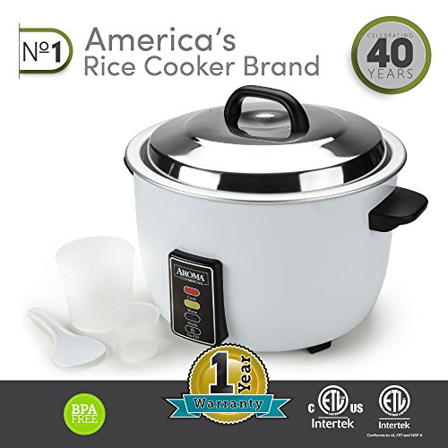 Aroma 48-Cup (Cooked) (24-Cup UNCOOKED) Commercial Rice Cooker (ARC-1024E)