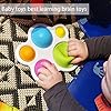 FP-Simple-Dimple-Fidget-Toy-Sensory-toys-Silicone-Flipping-Board-Fidget-Toys-Early-Educational-Toy-Hand-Grasping-Toy-Teething-Toy-for-Age-6-Months-and-up FP Simple Dimple Fidget Toy - Sensory toys, Silicone Flipping Board Fidget Toys - Early Educational Toy, Hand Grasping Toy, Teething Toy for Age 6 Months and up
