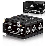 IKONG 3 Black ( New Generation Chips ) Compatible Ink Cartridge Replacement for 950XL Cartridges Works with OfficeJet Pro 8600 8610 8620 8630 8640 8615 8625 251DW 271DW Printers