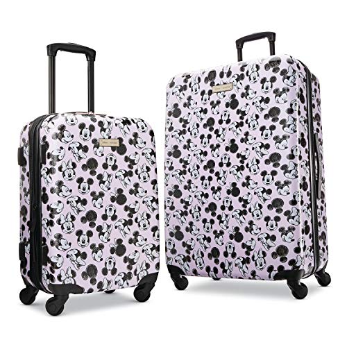 American Tourister Disney Hardside Luggage with Spinner Wheels, Minnie Loves Mickey, CarryOn 20