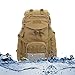 Hisea Outdoor Hiking Backpack 60L - Durable Nylon Waterproof Daypack Large Tactical Military Backpacks MOLLE Rucksacks with Ergonomic Design for Cycling Camping Travelling Hunting