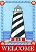 Guiding Light Summer Garden Flag Welcome Lighthouse Nautical 12.5" x 18"
