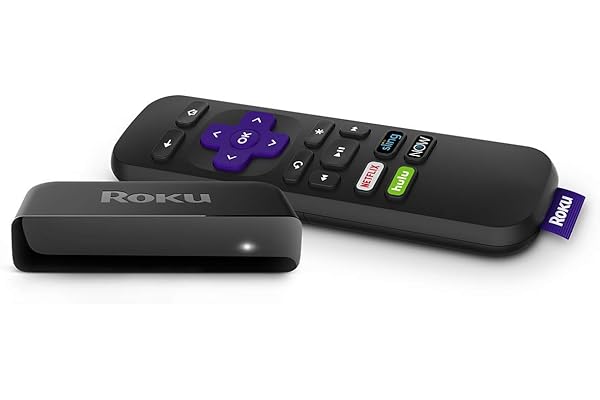 Roku Premiere | HD/4K/HDR Streaming Media Player with Simple Remote and Premium HDMI Cable, Black (Renewed)