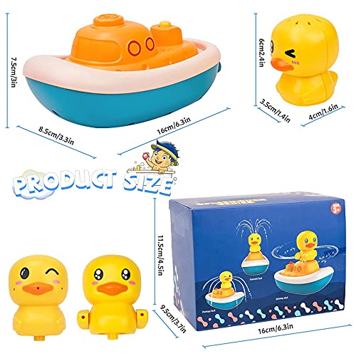 Gifts for 1 2 3 Year Old Girls Boys，Bath Toy for Baby Bathtub Toys for