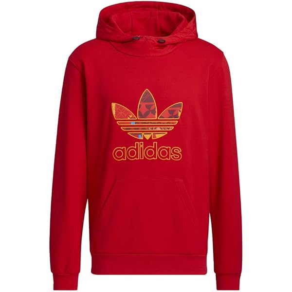 【adidas】Originals★CNY配色ロゴ中綿ジャケット★ Adidas Originals Men's CNY Limited Multi-Color Logo Hoodie