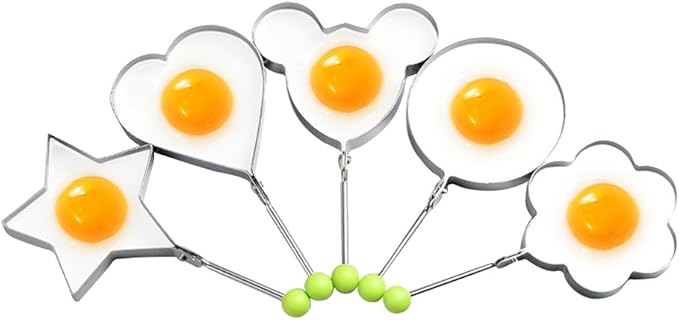 Molde de 5 tortitas (platino para crear, panicakes, batir ...