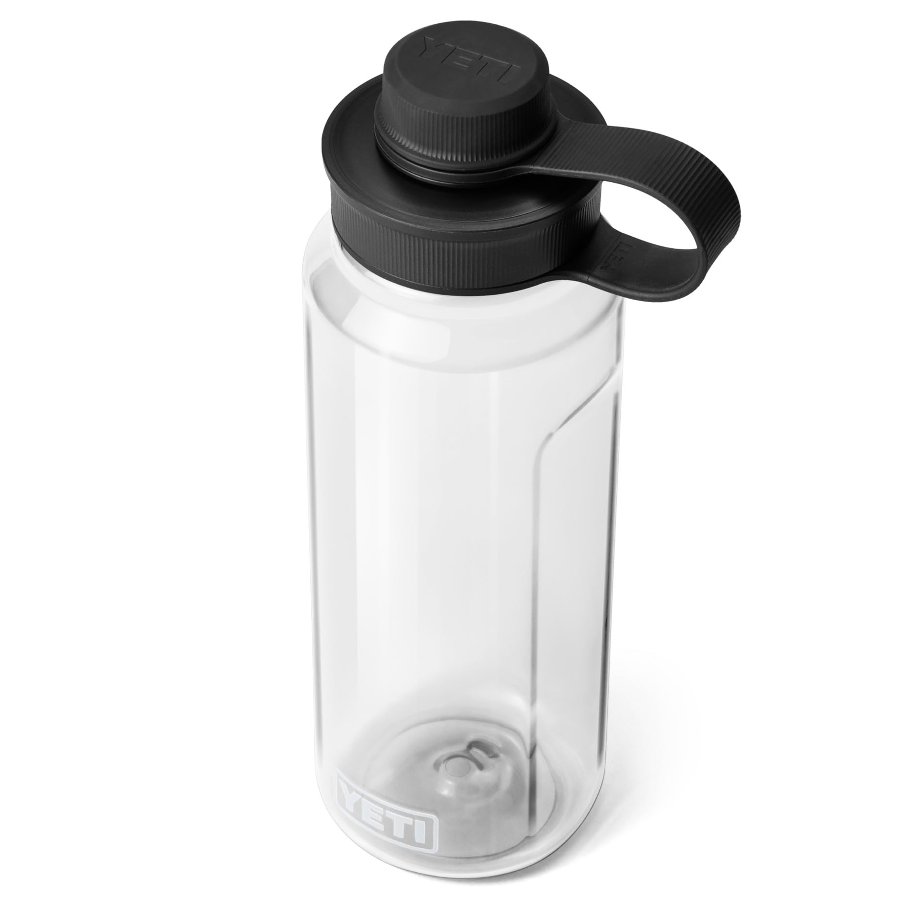 YETI Yonder Water Bottle with Leakproof Tether Cap, Lightweight and BPA-Free, Clear, 34 oz (1 L)