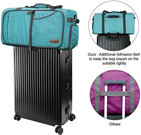 Canway 65L Travel Duffel Bag, Foldable Weekender Bag with Shoes Compartment for Men Women Water-proof & Tear Resistant 5 Canway 65L Travel Duffel Bag, Foldable Weekender Bag with Shoes Compartment for Men Women Water-proof & Tear Resistant