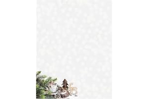 Great Papers! Alpine Woods Letterhead, 80 count, 11" x 8.5" (2017026), Blue