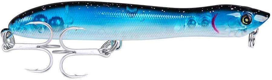 JIANZ Dogs Cat White Shark Squid Submersible Bait Plastic Bait 3D Lifelike Eyes Realistic Scale Pattern Hook Safety Caps Fishing Bait