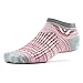 Swiftwick - Aspire Zero, No Show Socks for Running, Stripe Pewter Red, Medium