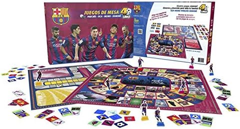 NANOSTAD – FC Barcelona, Ludo and goose Deluxe (GIOCHI PREZIOSI 34127)