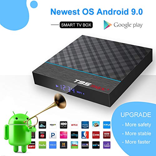 TUREWELL-Android-Box-T95-MAX-Android-90-TV-Box-Amlogic-S905X3-Quad-Core-cortex-A55-4GB-RAM-32GB-ROM-Media-Player-with-8K-BT40-24G50GHz-Dual-Band-WiFi