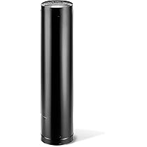 M&G DuraVent 6DVL-ADT Kaminadapter Schwarz – Für 15,2 Cm DVL-Doppelwandrohr, Edelstahl, UL-zugelassen