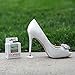 GoGoHeel STOPPERS Heel Protectors – Clear Heel Covers for High Heels, Stop Sinking on Grass – Made in USA (X-Small, 1 Pair)