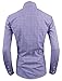 TAM WARE Mens Premium Slim Fit Checkered Plaid Cotton Longsleeve Shirt TWCS15-PURPLE-M