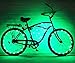 N&M Products Bike Wheel Lights (2 Pack)- Colorful Accessory (Green)