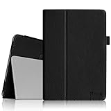 Fintie Apple iPad Air Folio Case - Slim Fit Leather Smart Cover with Auto Sleep / Wake Feature for iPad Air (iPad 5th Generation) 2013 Model, Black