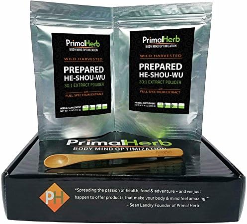 2 Pack - He Shou Wu - Fo-ti Extract - Potent 30:1 - 168 Servings - Longevity Tonic