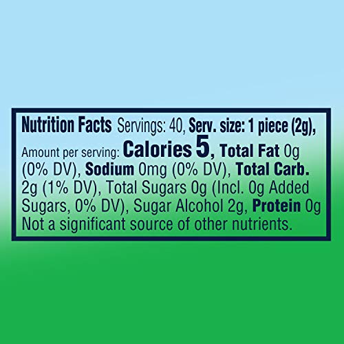 EXTRA EXTRA REFRESHERS CHEWING GUM, SPEARMINT, 40 COUNT