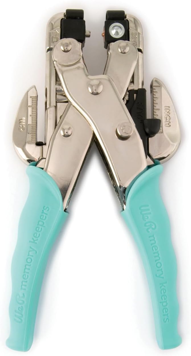 We R Memory Keepers hole punch & eyelet setter Blue