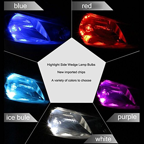 TUINCYN Amber T10 W5W LED Bulb 3014 27SMD Canbus Error Free Wedge Light Used for External Sidemarker Reverse Parking Tail Light Brack Light Stoplight Interior RV Camper Bulb(Pack of 4)