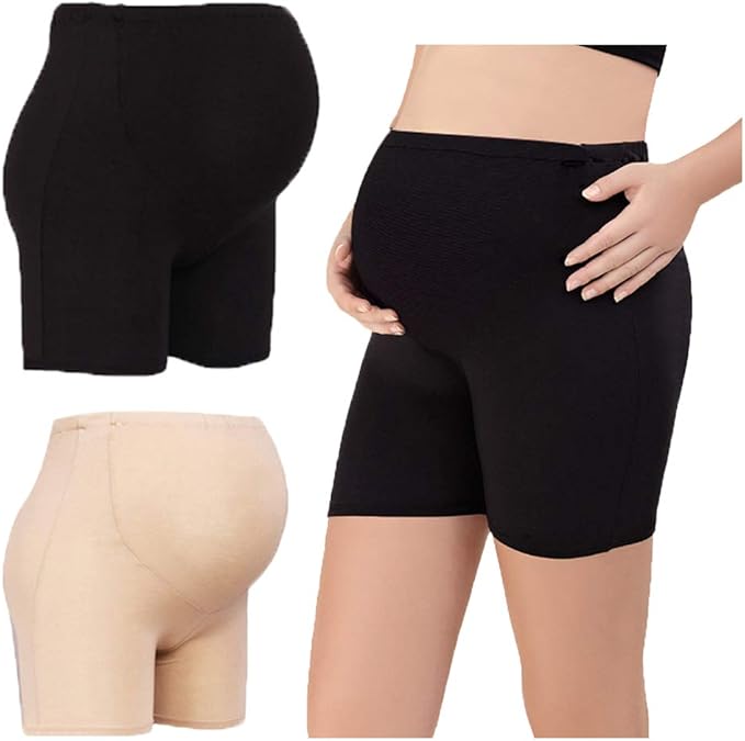 Fauhsto Maternity Knickers Pregnant Under Panties High Waist Stomach Lift Pants Corner Safety